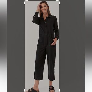 NWT Pact Brand Women’s Black Jumpsuit Earth Friendly retail $148